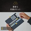 Grevio Men's Carbon Leather Long Wallet Coin Purse YKK Zipper