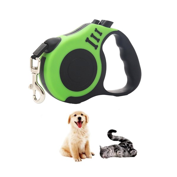 Retractable Dog Lead, Small Dog, Roller Leads, Non-Slip Handle with