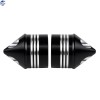 Unbranded Black Cut Front Axle Cap Nut Cover For Harley