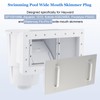 Pool Skimmer Winter Plug - Upgraded Above Ground Pool Wide
