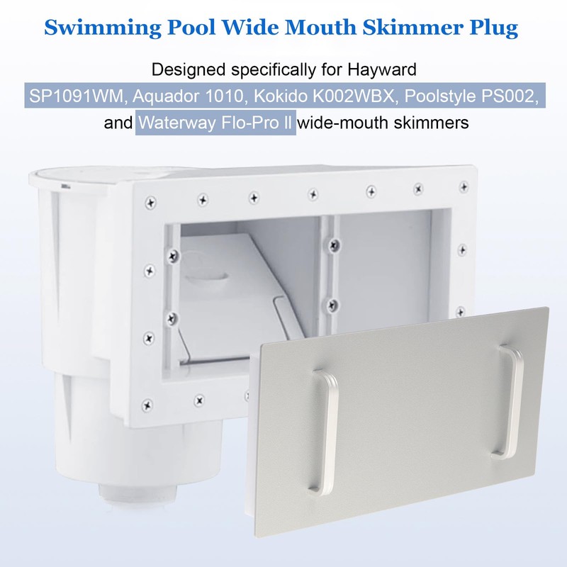 Pool Skimmer Winter Plug - Upgraded Above Ground Pool Wide