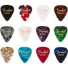 Fender Paquete de 12 Plumillas Premium de Guitarra, Celuloide, 351,