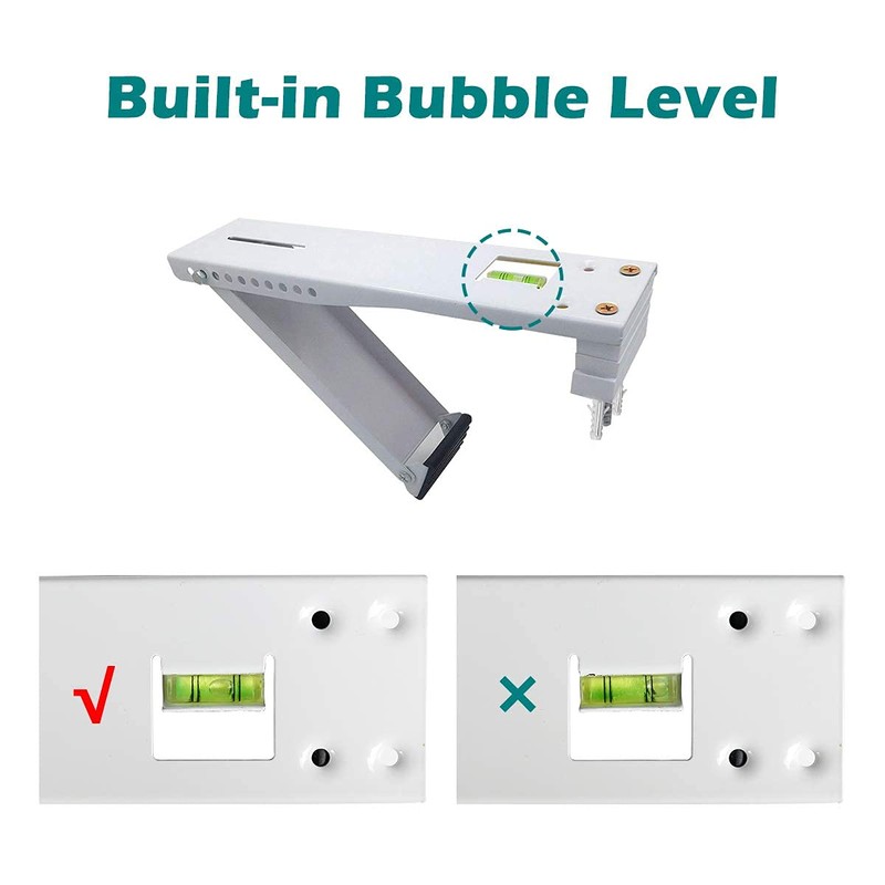 Daisypower Window AC Bracket,Window Air Conditioner Support Brackets Light Duty,Sturdy