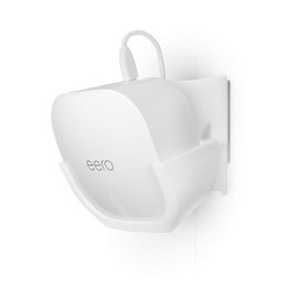 Brainwavz Screwless Corner Tilted Wall Mount Compatible with Eero Mesh WiFi (NOT Compatible with Eero 6/Pro 6/Beacon), Strong VHB Stick Mount, Easy to Install(White)