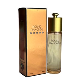 ROUND DIAMONDS Eau de Parfum for Women, 3.4 Fl Oz, Notes: Rose, Amber, Bergamot