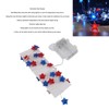 Independence Day Decor LED String Lights Battery Operated 9.8ft 40