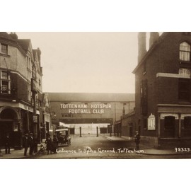 ART.COM Wall Art Prints Entrance to Tottenham Hotspur Football Ground, C. 1906, Sports Decor, 18" x 12"