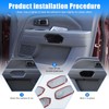 HIRUFAIT Inner Door Armrest Side Cover Trim Compatible with Pilot
