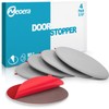Neoera Door Stopper Wall, 3.15" Round Soft Rubber Door Stop,