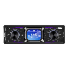 Single Din Radio Touchscreen,Car Stereo with Bluetooth,7-Color LEDs Radio para Carro with U-Disc and Card Expansion/FM/AUX/Steering Wheel Controls/Remote Control/EQ