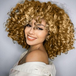 LIYATE 7 Packs Gogo Curl Crochet Hair for Women 8 Inch Pre-Twisted Curly Crochet Hair Deep Ocean Beach Curl Crochet Braids Synthetic Braiding Hair Extensions (8 Inch, 27)