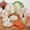 Certified International Easter Garden 16 pc Dinnerware Set, Service for