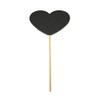 Homeford Heart Chalkboard Stick, Black, 7-3/4-Inch