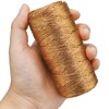 Metallic Copper Twine, 1.5 mm Thick, 328 Feet, for DIY