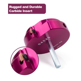 Misurel Pipe Reamer 1 Inch, PVC Fitting Saver, Pipe Reamer Aluminum Alloy Socket Saver Pipe Fitting Reamer for SCH40 CPVC ABS Pipe Fitting