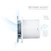 Turbionaire Trend 100 SA Extraction, Extraction, Ventilation for Bathroom, Kitchen,