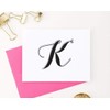 Monogram Stationary cards, Monogram Notecards with Envelopes, Monogrammed Stationery Set,