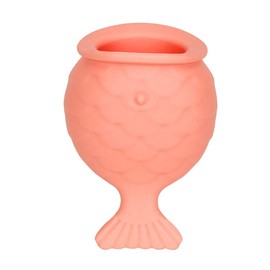 Mermaid Design Lip Shaper, Silicone Mouth Tightener, Oral Muscle Mouth Tightener, Facial Exercise Trainer, Silicone Facial Trimmer, Face Lifting Tool, Silicone Mouth Lips - Color: Red, Specification: 1 Count