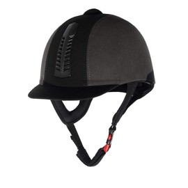 Rhinegold 0 Rhinegold Pro Hat-7-black/Grey Riding Hat, Black/Grey, 7 UK