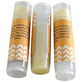 Set de 3 bálsamos labiales, miel cruda, colmenas de abeja Randalia