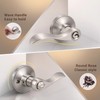 Knobonly 3 Pack Keyed Alike Satin Nickel Entrance Door Handle,