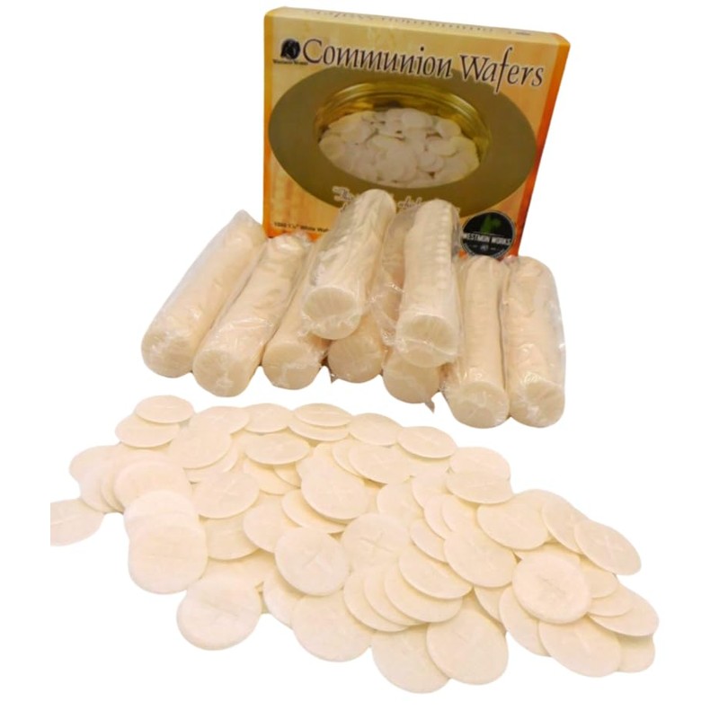 Communion Bread Thin Round Wafers 1 Inch Unleavened Kosher Made