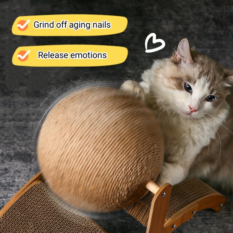 Scratch pad for Cats，cat Scratching Post，Cardboard cat Scratcher，Kitten Scratcher，sisal cat