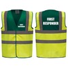 Premium First Responder Yellow Green Hi Vis Viz Reflective Safety