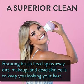 TAO Clean Cabezal de cepillo de silicona de repuesto, cabezal de repuesto (1 cabeza), cabezal de repuesto de silicona para el cepillo de limpieza facial eléctrico TAO Clean y estación de limpieza, blanco