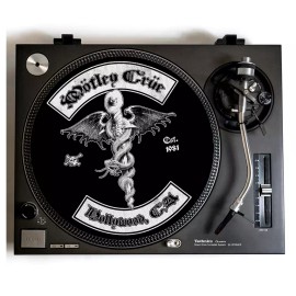 Universal Motley Crue Slipmat for Vinyl Records Fits 12" Turntable DJ Slip Mat Platter LP