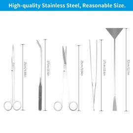 ieron Aquarium Kits 5 in 1 Anti Rust Water Plant Aquascaping Tool for Fish Tank Clean Fish Tank Tools Kits