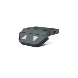 Linak Desk Panel DPAK06, Ergonomic Control for Height-Adjustable Desks, Anthracite Grey Control Element with Up/Down Buttons, Easy Assembly, Durable and Compatible with Lifting Systems