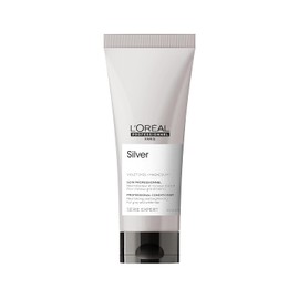 L'Oreal Professionnel Color Depositing Purple Conditioner | Neutralizes Unwanted Brassy & Yellow Tones | For Natural, Colored, or Bleached White, Silver, & Blonde Hair | 6.8 Fl. Oz.