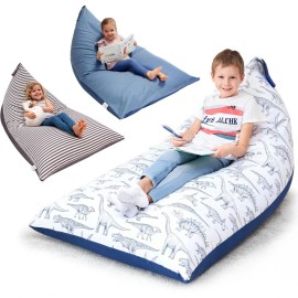 Unbranded Bean Bag Storage Extra Large Designer Beanbag Chairs for Kids Teens & Adults - Stripes