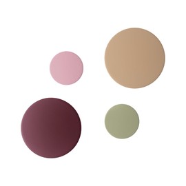 Remember Wall Hooks Set of 4 Fuchsia