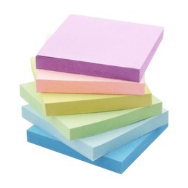 Sticky Notes 3x3 Inches, 6 Pads Colorful Sticky Notes, Self-Stick Note Pads, Sticky Notes Bulk - 50 Sheets/Pad (6 Pads)