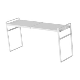 Harilla Badezimmer Organizer Arbeitsplatte Kosmetische Aufbewahrungsregal kreative Hautpflege Aufbewahrungsbox für Tischschlafzimmer Organisation Dekorationen, Weiß