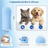 HOTUT Spazzolino per Cani,8 Pezzi Set Spazzolini da Denti per