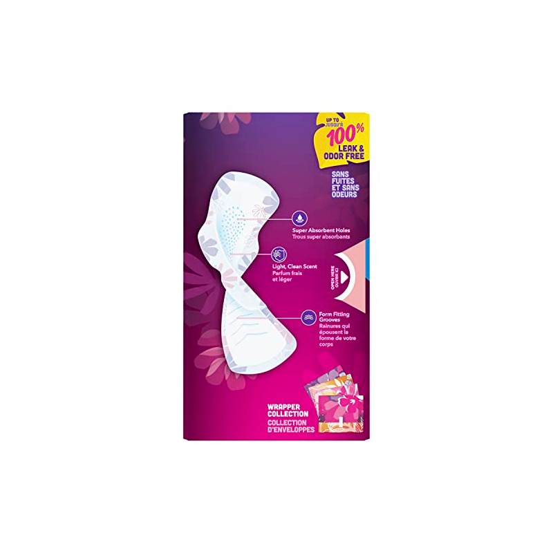 Always Radiant Feminine Pads for Women, Size 3 Extra Heavy,
