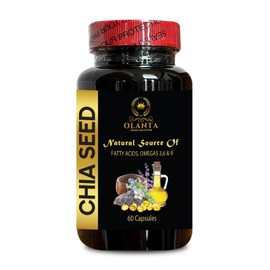 CHIA SEED SUPPLEMENT - Plant-Based Chia Seeds - Omegas 3 Protein, chia seed oil
