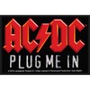 AC/DC Patch Plug Me In 10 x 6.5 cm