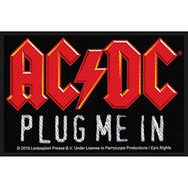 AC/DC Patch Plug Me In 10 x 6.5 cm