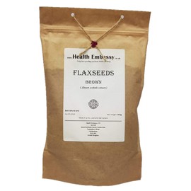 Health Embassy Linum usitatissimum / flaxseeds brown 450 g