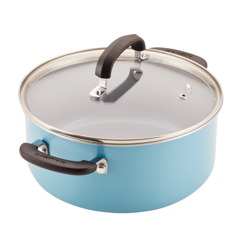 Farberware EcoAdvantage Ceramic Nonstick Cookware/Pots and Pans Set, 13 Piece,