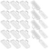 Pack of 50 Reusable Cable Labels, Cable Labels, Transparent Cable