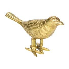 Creative Co-Op Cast Aluminum Bird Accent Decor, Gold