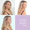 Basic Sense Jumbo Metal Hair Pins Sturdy Strong Bobby Slides