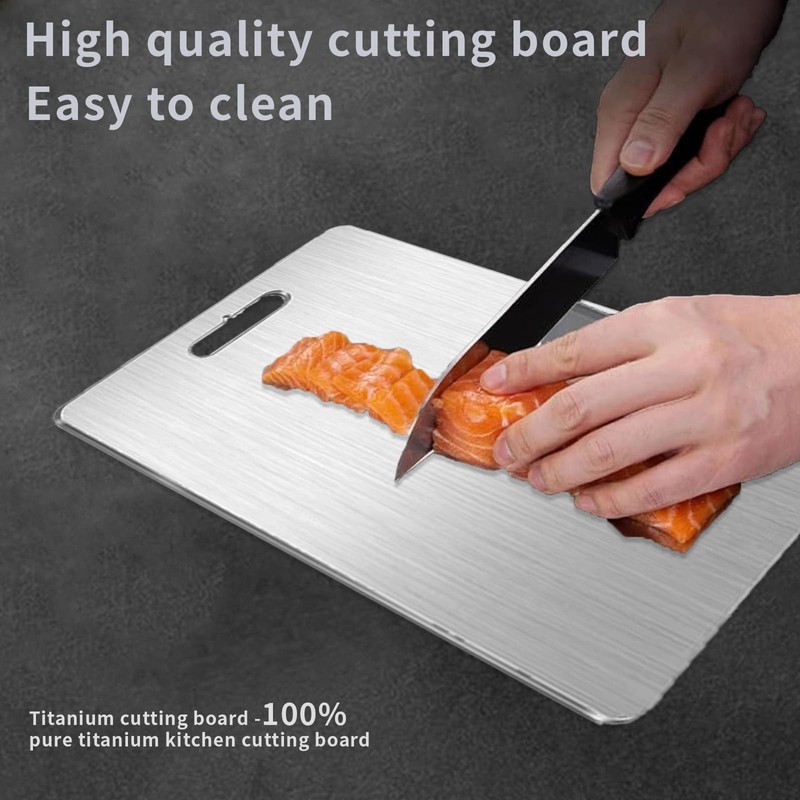 Titanium Cutting Board.100% PureTitanium Cutting Boards For Kitchen.Steel Cutting Boards