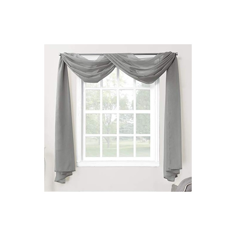 No: 918 Emily - Panel de cortina de gasa transparente