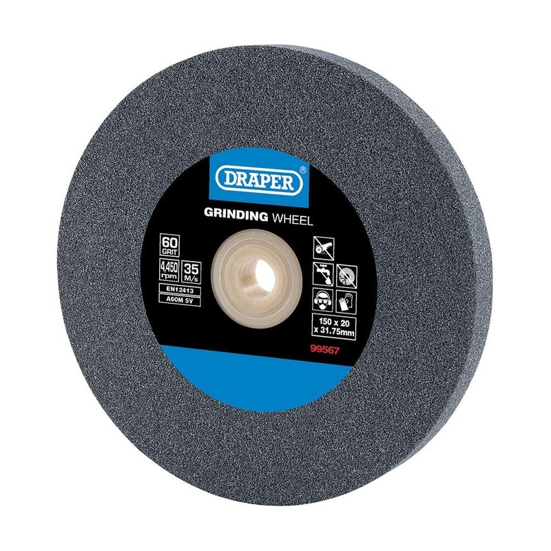 Draper 60g (150mm x 20mm) Aluminium Oxide Sanding Disc 99567